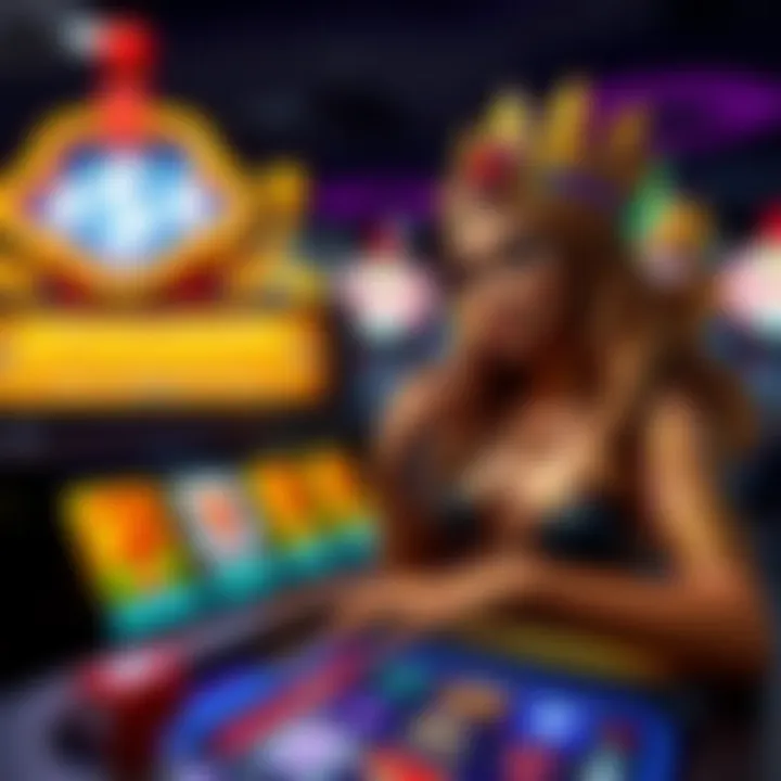 Visual representation of Star Goddess slot machine gameplay