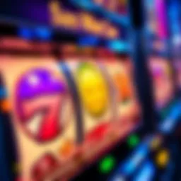 Detailed close-up of the Stars and Stripes slot machine showcasing the vibrant symbols