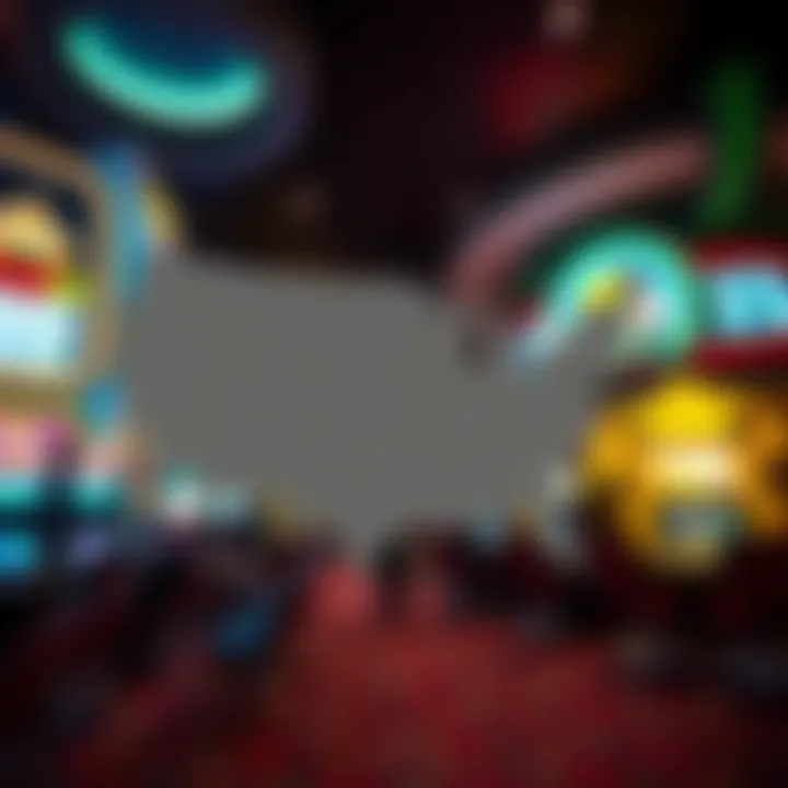 A detailed map showing the locations of tribal casinos across the nation
