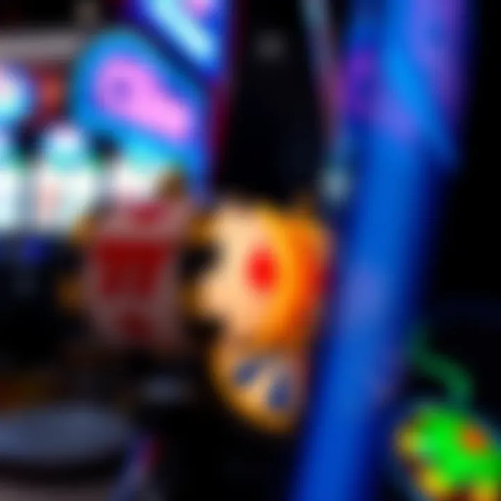 A close-up of a VIP slot machine showcasing unique features