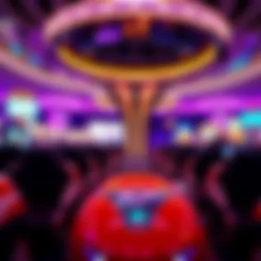 A breathtaking view of a virtual reality ride in Las Vegas, showcasing its captivating design and technology