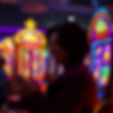 An illustration of a player enjoying a Willy Wonka free slot game