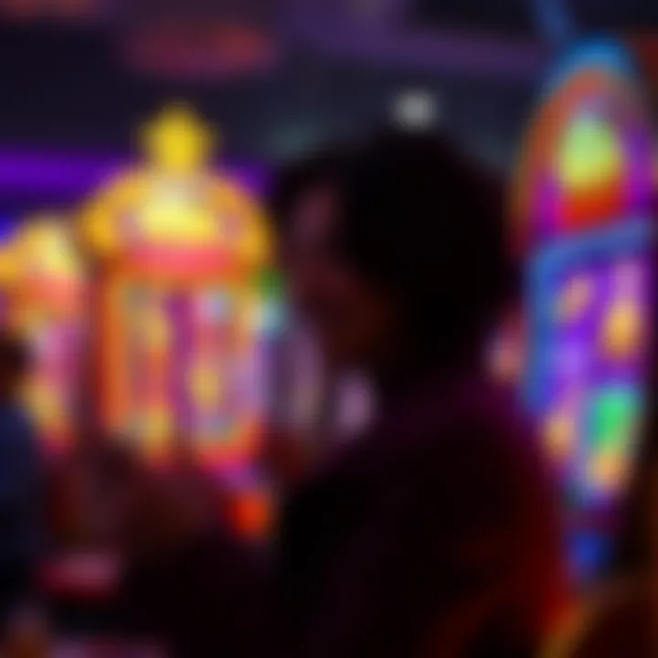 An illustration of a player enjoying a Willy Wonka free slot game