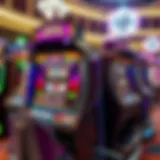 Vibrant depiction of a virtual slot machine themed around Willy Wonka