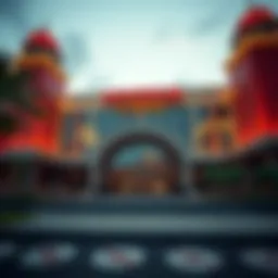 Exterior view of Windsor Casino showcasing its architectural design