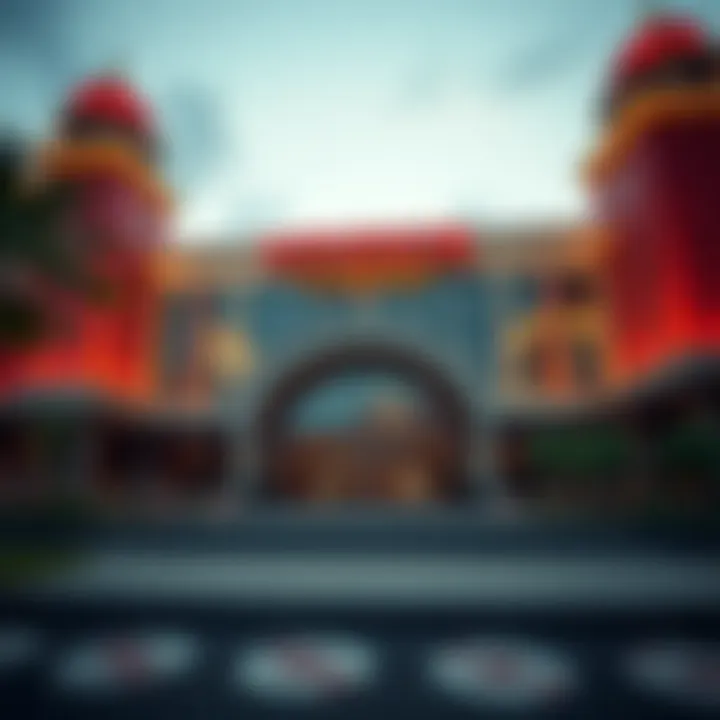 Exterior view of Windsor Casino showcasing its architectural design