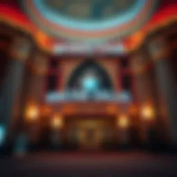 Entrance to Winstar Dallas Casino showcasing grandeur