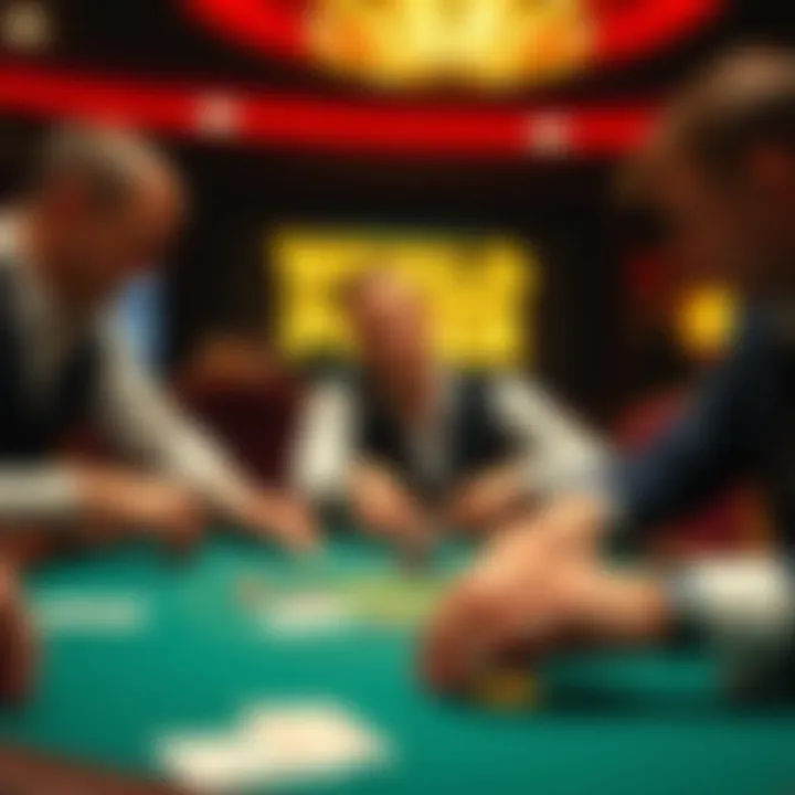 A strategic moment in the World Poker Tour video game, illustrating the integration of poker strategy.