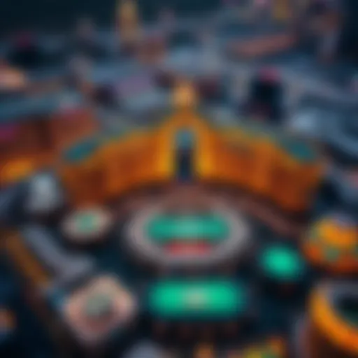 Aerial view of the WSOP 2022 venue showcasing its grandeur