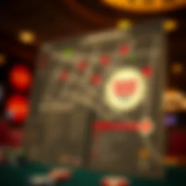 Map highlighting the significance of the WSOP location