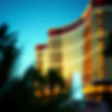 Elegant exterior of Wynn Las Vegas