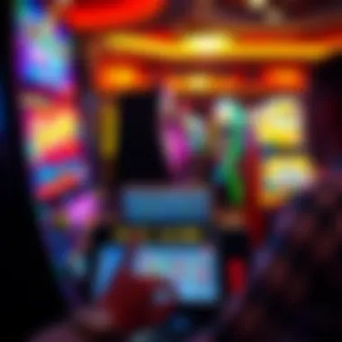 Florida Lottery scratch-off scanner in use