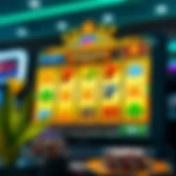 Visual representation of Gambino Slots user interface showcasing gameplay