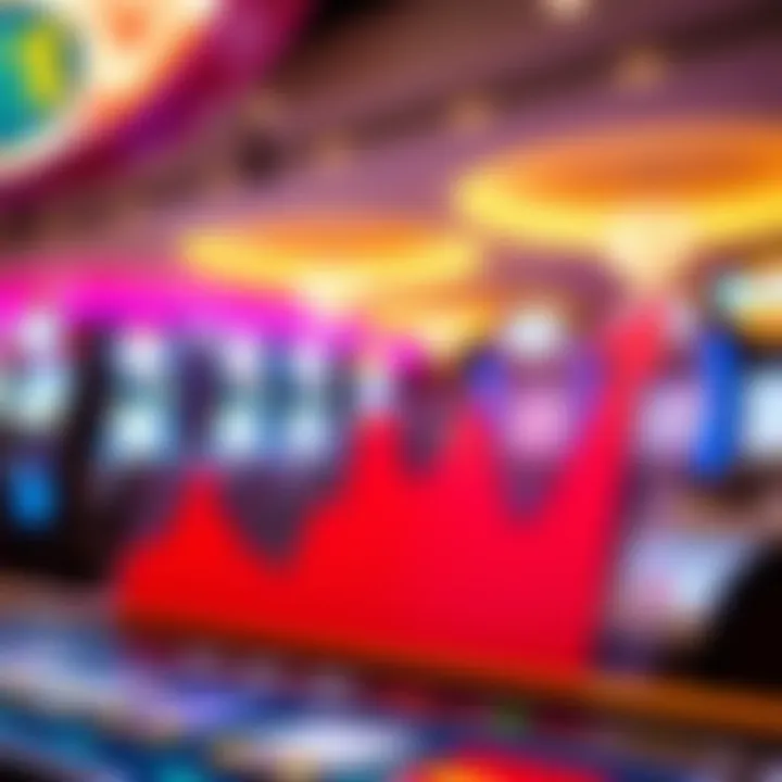 An abstract representation of economic graphs illustrating gambling revenue impacts