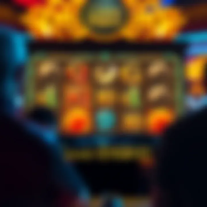 Engaging Gameplay in Game of Thrones Slots Screenshot of gameplay from a Game of Thrones slot game