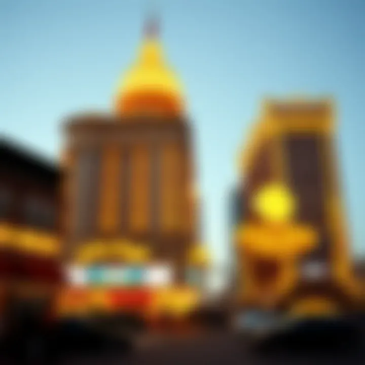 An artistic representation of the Golden Nugget's historical significance
