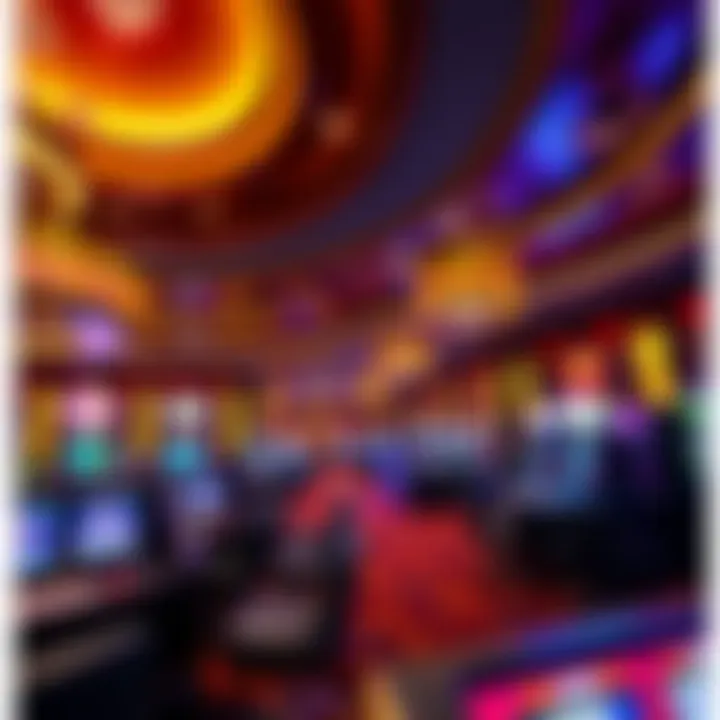 Luxurious gaming floor with vibrant atmosphere