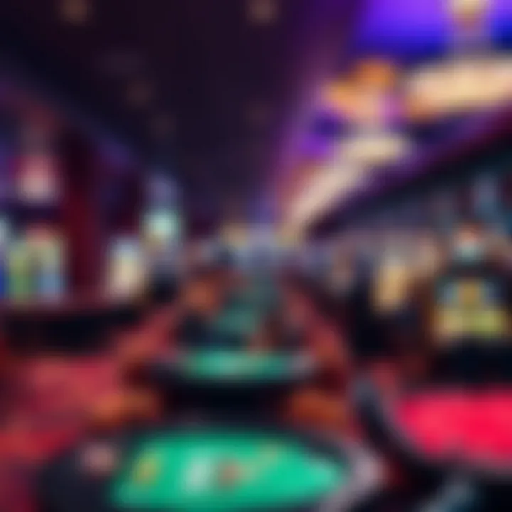 The Vibrant Gaming Floor at Graton Casino Lively gaming floor with diverse table games