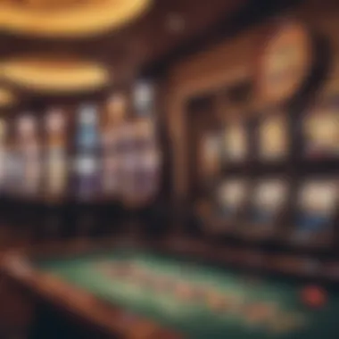 Highlighting gaming options available at the casino