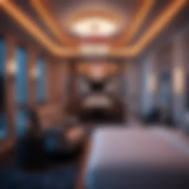 Private high roller suite showcasing exclusive amenities