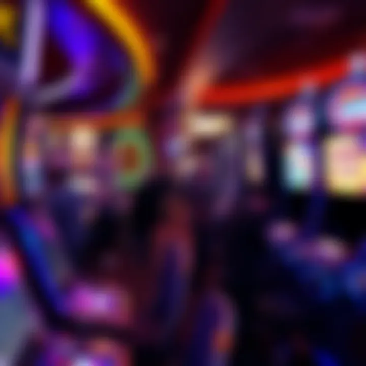 Interior gaming floor bustling with activity