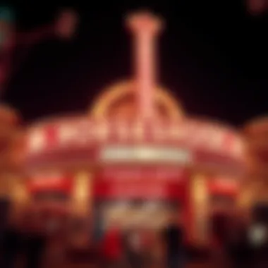 Exterior view of the Horseshoe Hotel and Casino showcasing its iconic sign