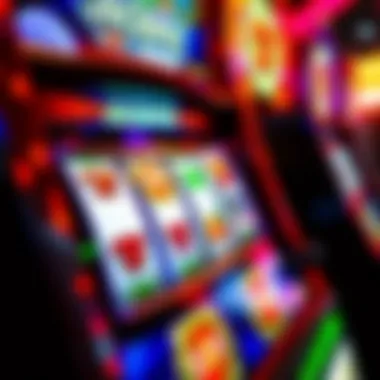 Close-up of a jackpot win on a slot machine display