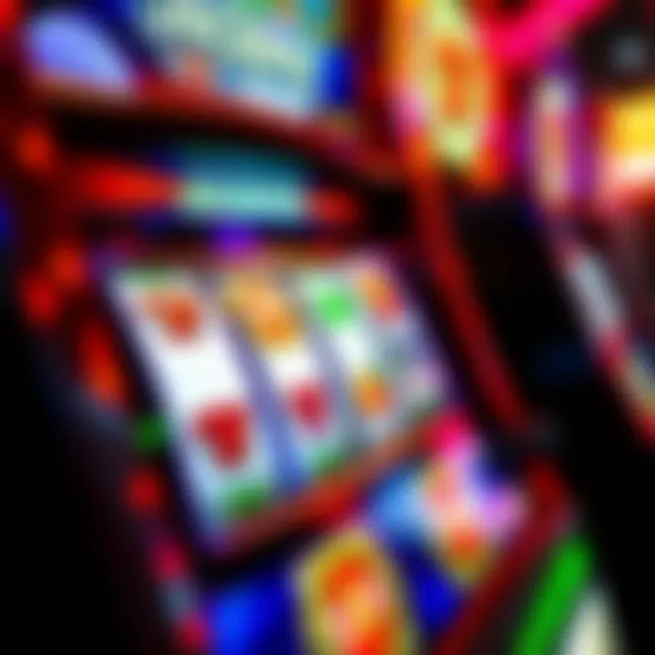 Close-up of a jackpot win on a slot machine display