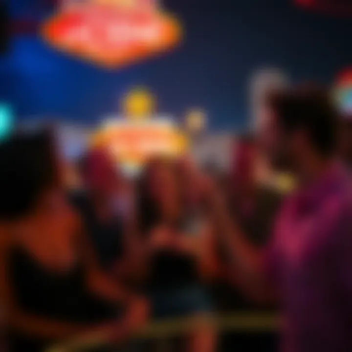 Experience the Nightlife in Las Vegas Group enjoying a vibrant Las Vegas nightlife