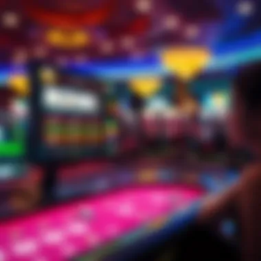 A digital interface representing online gaming trends