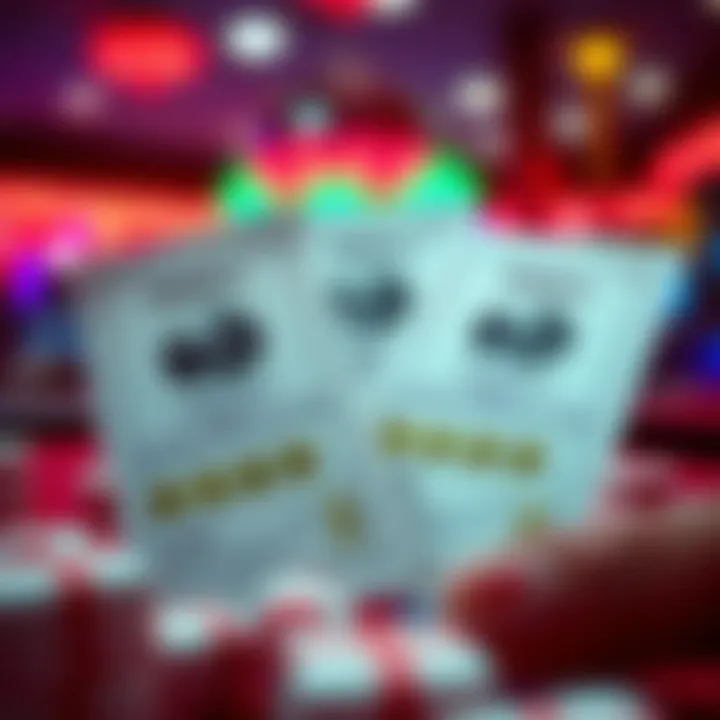 Visual representation of lottery tickets