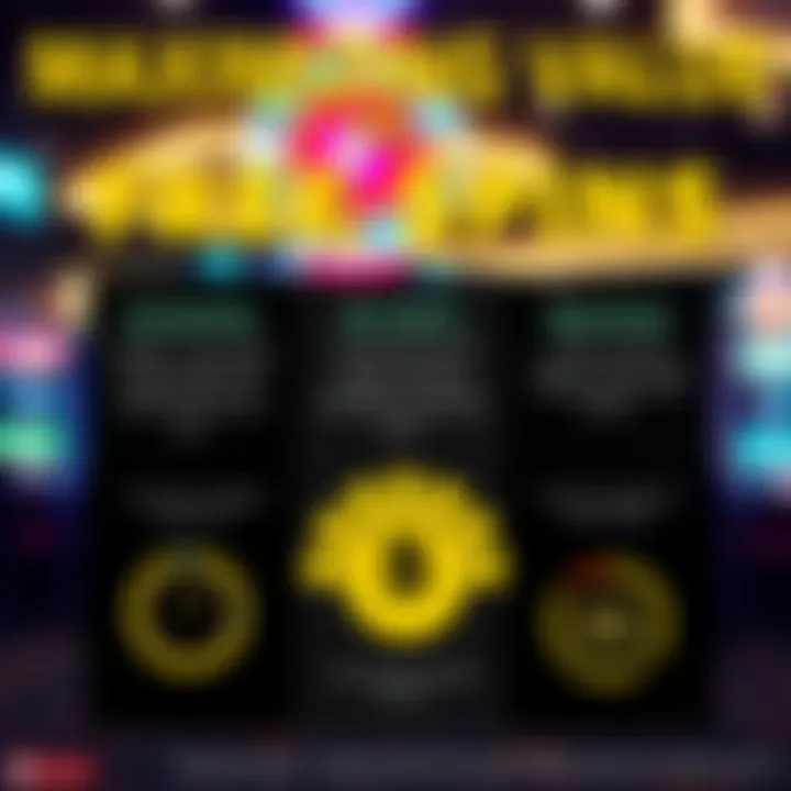 Infographic highlighting strategies for maximizing free spins value