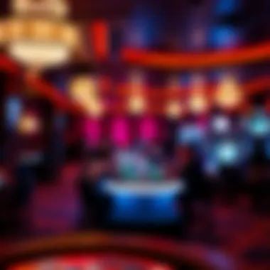 An exclusive VIP lounge filled with guests enjoying the atmosphere.