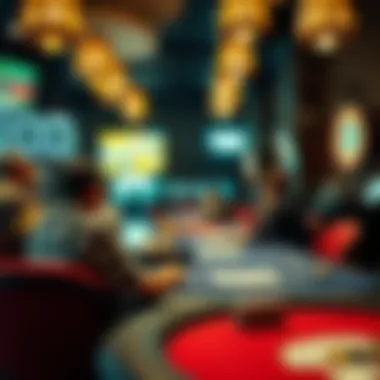 An illustration depicting legal challenges faced by underground betting