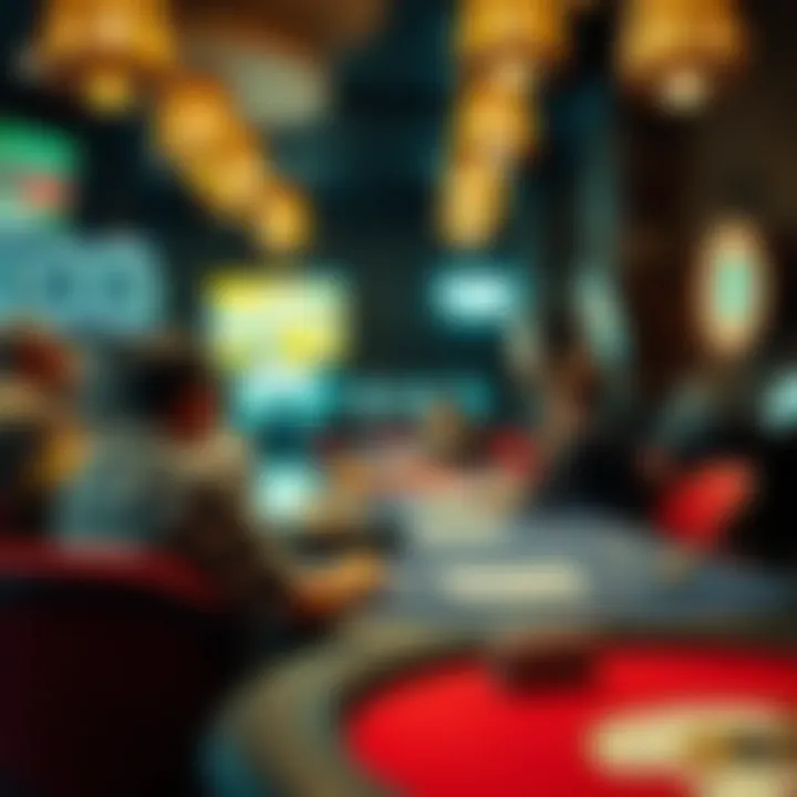 An illustration depicting legal challenges faced by underground betting