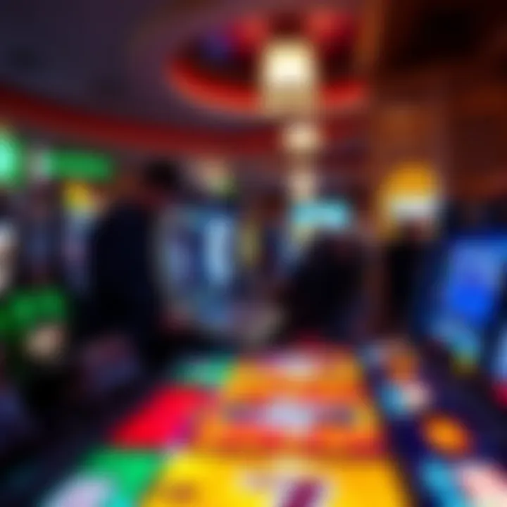 An immersive screenshot highlighting the diverse gaming options available at Lucky Creek