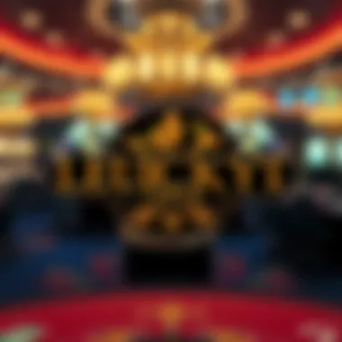 An elegant depiction of Lucky Creek's logo showcasing its vibrant online presence