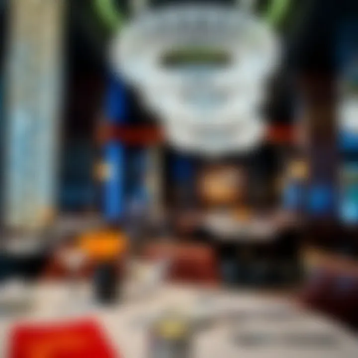 Gourmet dining experience at a restaurant in The Cosmopolitan