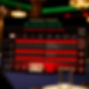 Strategic decision-making chart for blackjack