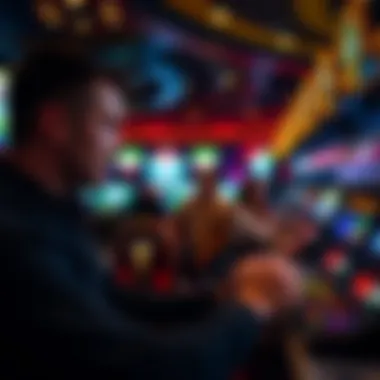 Player engaging with live betting features