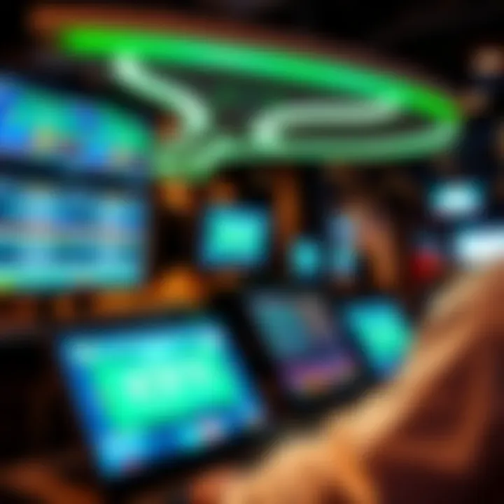 Technological setup behind live gaming