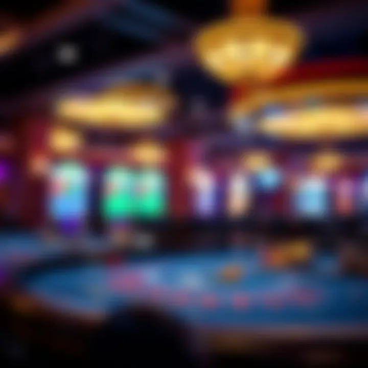 A casino environment showcasing the excitement of the game