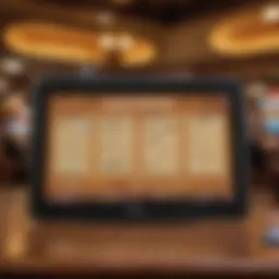 Digital interface showcasing Mohegan Sun online check-out