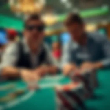 Comparing Competitive Poker Apps Visual comparison of competitive poker app options in the market