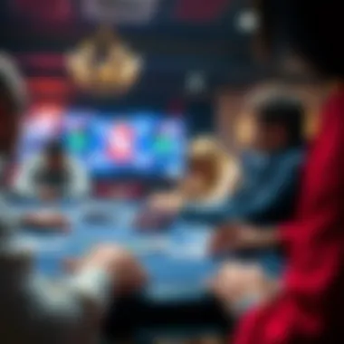 Diverse User Experiences in Poker Apps Graphic representation of user experiences in different poker applications