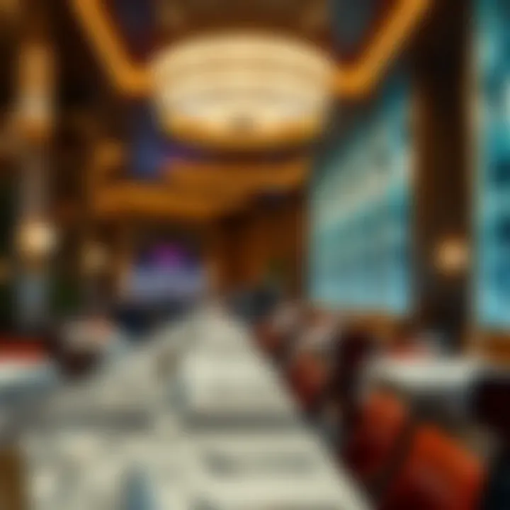 Sophisticated Restaurant Design Luxurious restaurant interior at Wynn