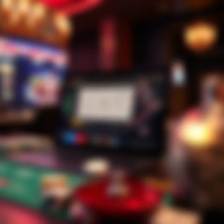 Visual representation of innovative online casino platforms