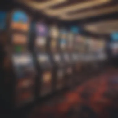 Modern gaming floor displaying advanced slot machines