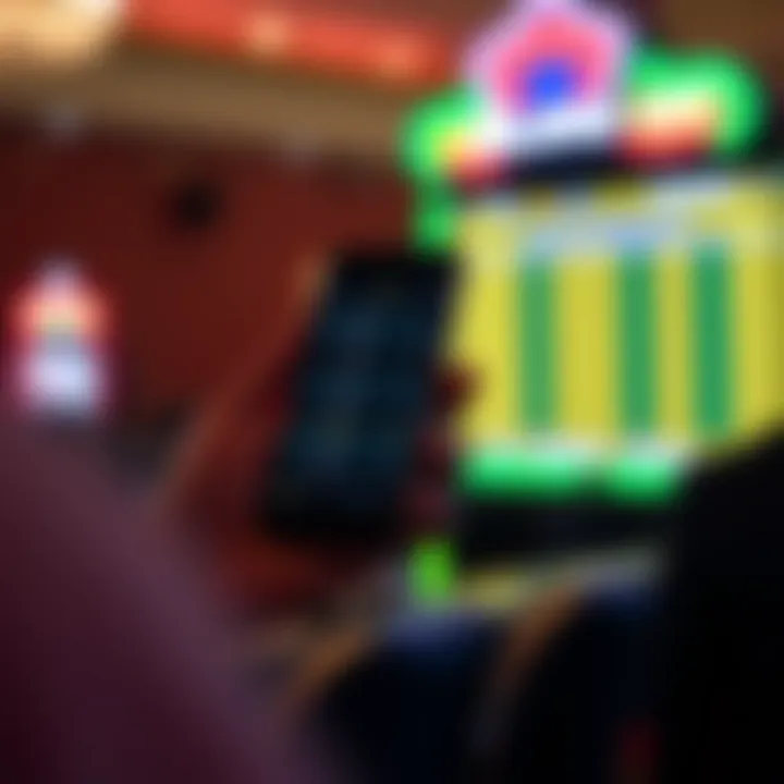 A smartphone displaying betting options for the race
