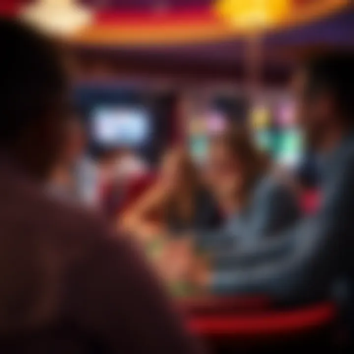 An engaging scene of players enjoying an online gambling experience.